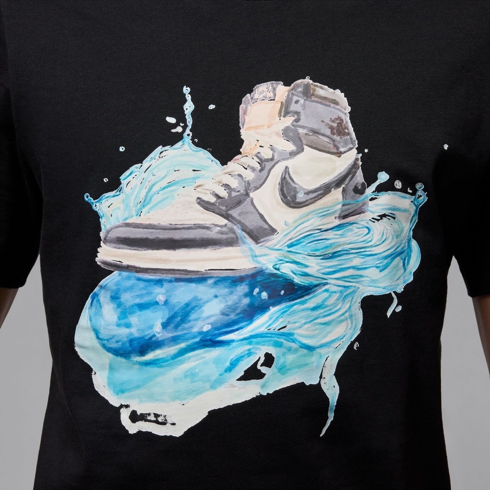Jordan Flight Essentials AJ1 Men's Short-Sleeve T-Shirt IB3355-010 Black XL